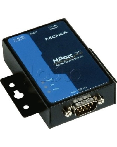 Сервер 1-портовый RS-232 в Ethernet Moxa NPort 5110-T в Чебоксарах Дополнительное оборудование для ОПС Pintop.ru