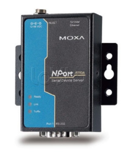 Сервер 1-портовый RS-232 в Ethernet Moxa NPort 5110A-T в Чебоксарах Дополнительное оборудование для ОПС Pintop.ru