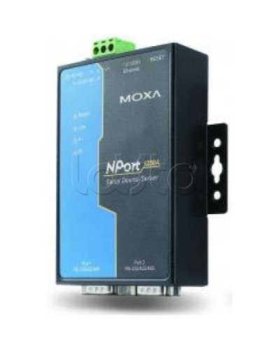 Сервер 2-портовый RS-232/422/485 в Ethernet Moxa NPort 5250A-T в Чебоксарах Дополнительное оборудование для ОПС Pintop.ru