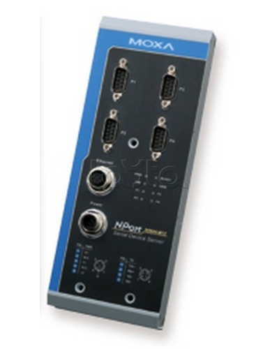 Сервер 4-портовый RS-232/422/485 в Ethernet Moxa NPort 5450AI-M12-T в Чебоксарах Дополнительное оборудование для ОПС Pintop.ru