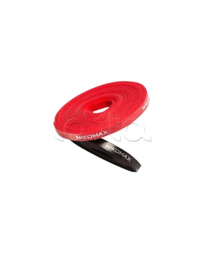 Стяжка-липучка NIKOMAX NMC-CTV05M-25-RL-RD в Чебоксарах Стяжки-хомуты Pintop.ru