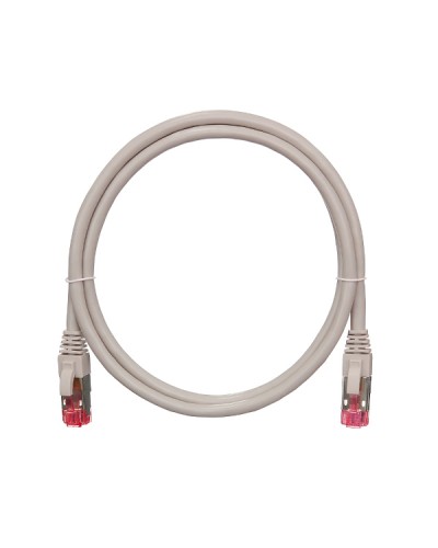 Шнур коммутационный 2хRJ45/8P8C S/FTP кат.6A (NMC-PC4SA55B-100-C-GY) NIKOMAX (10 м) в Чебоксарах Патчкорды (медные) Pintop.ru