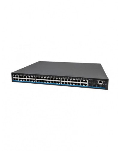Управляемый L2 PoE коммутатор Gigabit Ethernet на 48 RJ45 PoE + 4 x GE SFP порта NST NS-SW-48G4G-PL в Чебоксарах Коммутаторы Pintop.ru