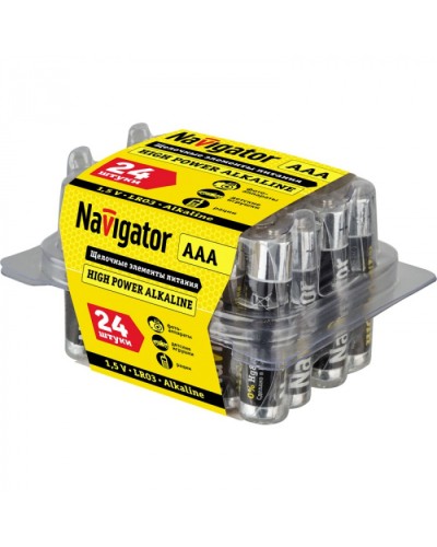 Элемент питания Navigator 94 787 NBT-NE-LR03-BOX24 в Чебоксарах Электротехническое оборудование Pintop.ru