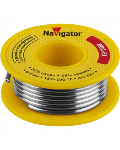 Припой Navigator 93 728 NEM-Pos04-61K-2-F20 в Чебоксарах Аксессуары для кабель-канала Pintop.ru