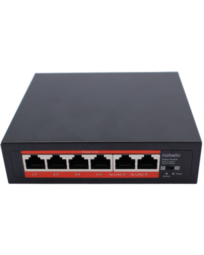 Неуправляемый PoE коммутатор Nobelic NBLS-0604N в Чебоксарах Коммутаторы Pintop.ru