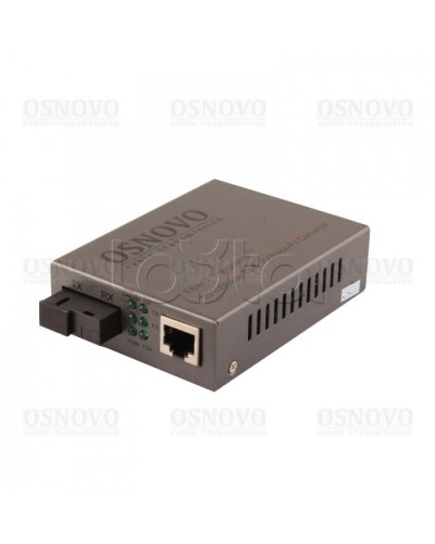Медиаконвертер Fast Ethernet OSNOVO OMC-100-11S5a в Чебоксарах Медиаконвертеры Pintop.ru
