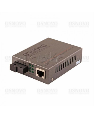 Медиаконвертер Fast Ethernet OSNOVO OMC-100-11S5b в Чебоксарах Медиаконвертеры Pintop.ru