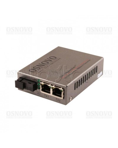 Медиаконвертер Fast Ethernet OSNOVO OMC-100-21S5a в Чебоксарах Медиаконвертеры Pintop.ru