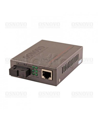 Медиаконвертер Gigabit Ethernet OSNOVO OMC-1000-11S5a в Чебоксарах Медиаконвертеры Pintop.ru