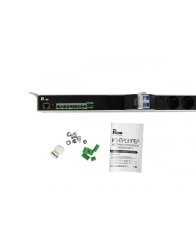 Блок силовых розеток с контроллером REM R-MC1-32-8x2S-A-1820-K в Чебоксарах Блоки розеток Pintop.ru