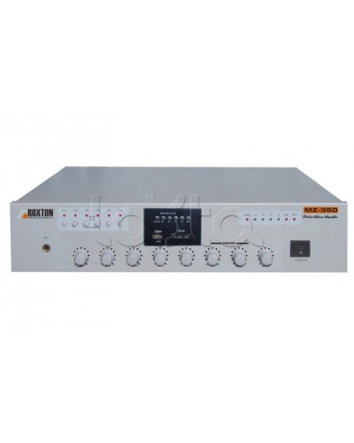 Микшер-усилитель ROXTON MZ-360 в Чебоксарах Система оповещения и трансляции Roxton Pintop.ru