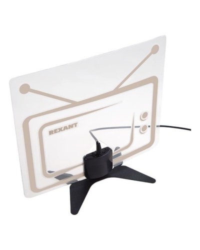 Антенна комнатная «Активная» для цифрового телевидения DVB-T2, Ag-717 REXANT 34-0717 в Чебоксарах Системы видеонаблюдения Pintop.ru