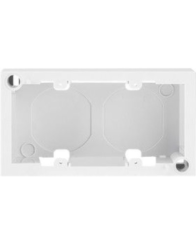 Короб накладной для лицевых панелей 80х150 под 4 модуля 45х22,5 Mosaic 03-0127 в Чебоксарах Распределительные коробки Pintop.ru