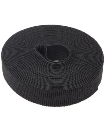 Лента-липучка многоразовая 5 м х 20мм, черная (1 шт/уп) REXANT 07-7526 в Чебоксарах Монтажные материалы Pintop.ru