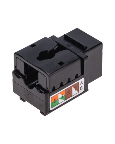 Модуль Keystone Jack RJ-45(8P8C), UTP неэкранированный, CAT 6, тип 90 градусов, черный REXANT PRO 02-0255 в Чебоксарах Модули Keystone Pintop.ru