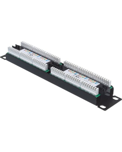 Панель коммутационная 10, 1U, 12 портов UTP, RJ-45, CAT 5e REXANT 04-0025 в Чебоксарах Патч панель Pintop.ru