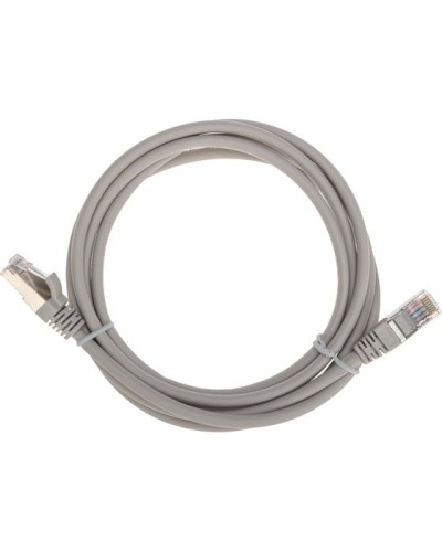 Патч-корд F/UTP, CAT 5e, RJ45-RJ45, 26AWG, LSZH, серый, 2м REXANT 02-0110-2 в Чебоксарах Патчкорды (медные) Pintop.ru