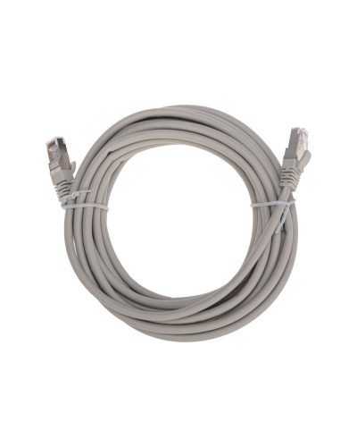 Патч-корд F/UTP, CAT 5e, RJ45-RJ45, 26AWG, LSZH, серый, 5м REXANT 02-0110-5 в Чебоксарах Патчкорды (медные) Pintop.ru