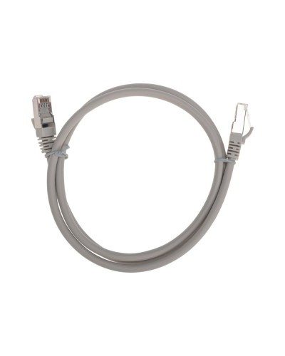 Патч-корд F/UTP, CAT 6, RJ45-RJ45, 26AWG, LSZH, серый, 1м REXANT 02-0210-1 в Чебоксарах Патчкорды (медные) Pintop.ru
