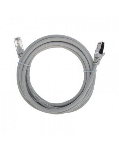 Патч-корд F/UTP, CAT 6, RJ45-RJ45, 26AWG, LSZH, серый, 3м REXANT 02-0210-3 в Чебоксарах Патчкорды (медные) Pintop.ru
