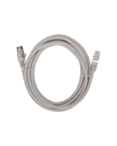 Патч-корд S/FTP, CAT 6A (10G), RJ45-RJ45, 28AWG, LSZH, серый, 3м REXANT 02-0390-3 в Чебоксарах Патчкорды (медные) Pintop.ru
