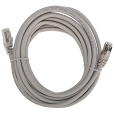 Патч-корд S/FTP, CAT 6A (10G), RJ45-RJ45, 28AWG, LSZH, серый, 5м REXANT 02-0390-5