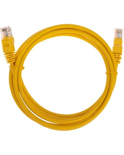 Патч-корд U/UTP, CAT 5e, RJ45-RJ45, 26AWG, LSZH, желтый, 2м REXANT 02-0105-2 в Чебоксарах Патчкорды (медные) Pintop.ru