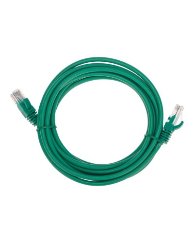 Патч-корд U/UTP, CAT 5e, RJ45-RJ45, 26AWG, LSZH, зеленый, 3м REXANT 02-0106-3 в Чебоксарах Патчкорды (медные) Pintop.ru