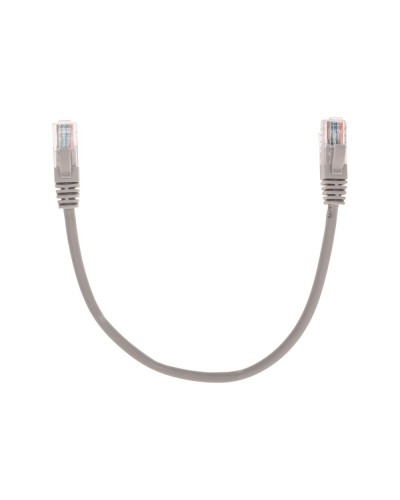 Патч-корд U/UTP, CAT 5e, RJ45-RJ45, 26AWG, LSZH, серый, 0,3м REXANT 02-0100-03 в Чебоксарах Патчкорды (медные) Pintop.ru