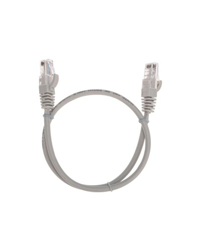 Патч-корд U/UTP, CAT 5e, RJ45-RJ45, 26AWG, LSZH, серый, 0,5м REXANT 02-0100-05 в Чебоксарах Патчкорды (медные) Pintop.ru