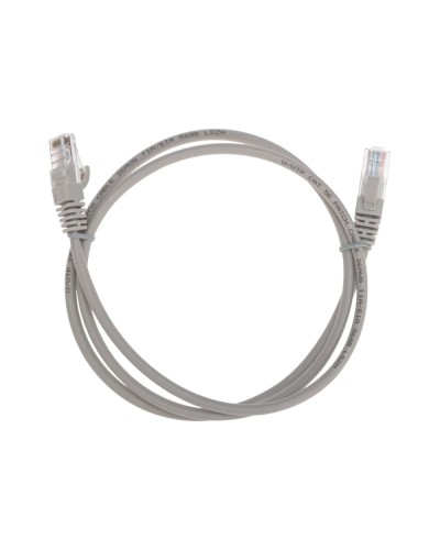 Патч-корд U/UTP, CAT 5e, RJ45-RJ45, 26AWG, LSZH, серый, 1м REXANT 02-0100-1 в Чебоксарах Патчкорды (медные) Pintop.ru