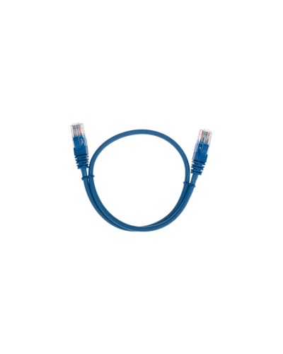 Патч-корд U/UTP, CAT 5e, RJ45-RJ45, 26AWG, LSZH, синий, 0,5м REXANT 02-0104-05 в Чебоксарах Патчкорды (медные) Pintop.ru