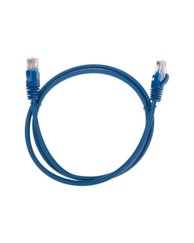 Патч-корд U/UTP, CAT 5e, RJ45-RJ45, 26AWG, LSZH, синий, 1м REXANT 02-0104-1 в Чебоксарах Патчкорды (медные) Pintop.ru