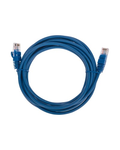 Патч-корд U/UTP, CAT 5e, RJ45-RJ45, 26AWG, LSZH, синий, 3м REXANT 02-0104-3 в Чебоксарах Патчкорды (медные) Pintop.ru