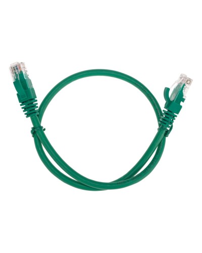 Патч-корд U/UTP, CAT 6, RJ45-RJ45, 26AWG, LSZH, зеленый, 0,5м REXANT 02-0296-05 в Чебоксарах Патчкорды (медные) Pintop.ru