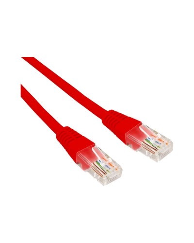 Патч-корд U/UTP, CAT 6, RJ45-RJ45, 26AWG, LSZH, красный, 0,3м REXANT 02-0293-03 в Чебоксарах Патчкорды (медные) Pintop.ru