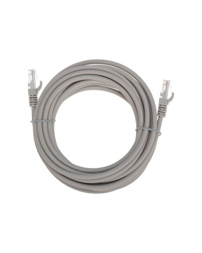 Патч-корд U/UTP, CAT 6, RJ45-RJ45, 26AWG, LSZH, серый, 5м REXANT 02-0290-5 в Чебоксарах Патчкорды (медные) Pintop.ru