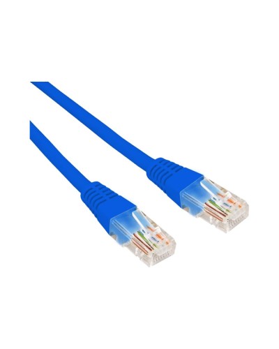 Патч-корд U/UTP, CAT 6, RJ45-RJ45, 26AWG, LSZH, синий, 0,3м REXANT 02-0294-03 в Чебоксарах Патчкорды (медные) Pintop.ru