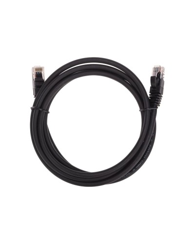 Патч-корд U/UTP, CAT 6, RJ45-RJ45, 26AWG, LSZH, черный, 2м REXANT 02-0292-2 в Чебоксарах Патчкорды (медные) Pintop.ru