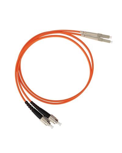 Патч-корд оптический переходной (MM), 50/125 (OM2), LC/UPC-FC/UPC, (Duplex), LSZH, 1м 50-3267 в Чебоксарах Патч-корды оптические Pintop.ru