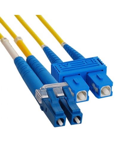 Патч-корд оптический переходной (SM), 9/125 (OS2), LC/UPC-SC/UPC, (Duplex), LSZH, 2м REXANT 50-2410 в Чебоксарах Патч-корды оптические Pintop.ru