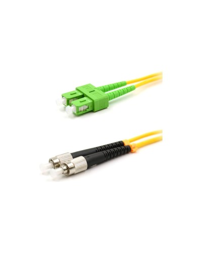 Патч-корд оптический переходной (SM), 9/125 (OS2), SC/APC-FC/UPC, (Duplex), PVC, 5м REXANT 50-2857-1 в Чебоксарах Патч-корды оптические Pintop.ru