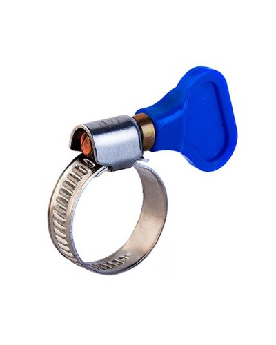 Хомут червячный 16-25/9-0,7мм, с ключом, нержавеющая сталь W2, (50 шт/уп) REXANT 07-0716-1 в Чебоксарах Стяжки-хомуты Pintop.ru