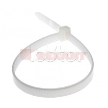 Хомут-стяжка нейлоновый, многоразовый 8x300 мм СКМ-300 белый (100шт/уп) REXANT 07-0309