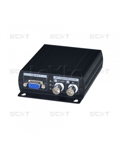 Преобразователь-разветвитель AHD/HDCVI/HDTVI в HDMI/VGA/CVBS SC&T AD001HD4 в Чебоксарах Видеоусилители, Модуляторы, Делители Pintop.ru