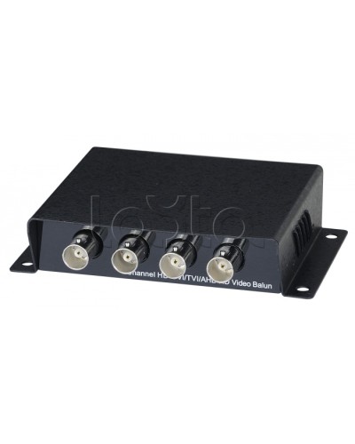 Приемопередатчик пассивный 4-канальный, HDCVI/TVI/AHD, по витой паре SC&T TTP414HD в Чебоксарах Видеоусилители, Модуляторы, Делители Pintop.ru