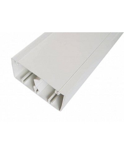 Кабельный канал с крышкой100х50х2000мм (белый) SPL 100001S в Чебоксарах Кабель-канал Pintop.ru
