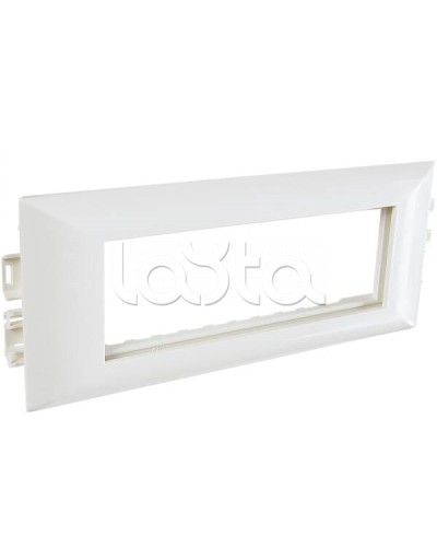 Суппорт с рамкой на 3 поста (45х45) в профиль для кабельных каналов 100х50, 105х50 SPL (100009S) в Чебоксарах Аксессуары для кабель-канала Pintop.ru