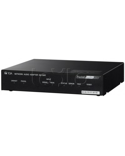 Шлюз передачи аудио, управляющих сигналов через сеть TOA NX-100S W в Чебоксарах Системы оповещения и трансляции TOA Pintop.ru